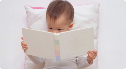 reading baby